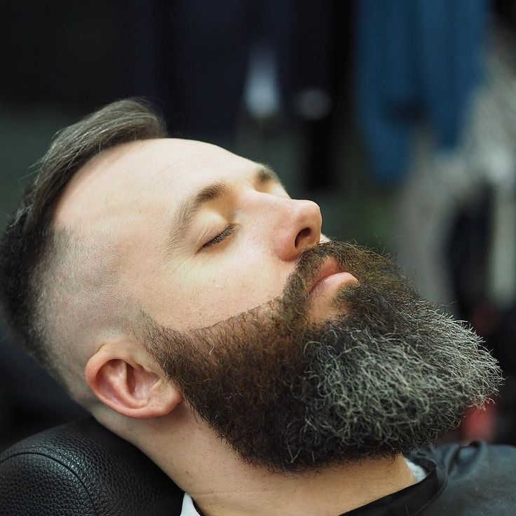 Beard grooming result