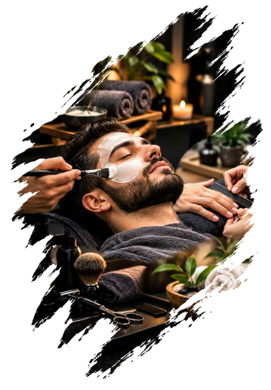 Spa massage, manicure and waxing service